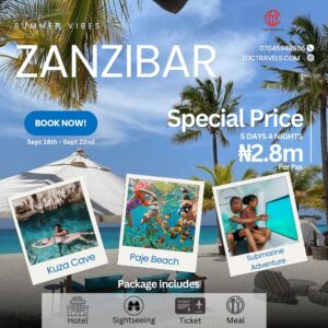 ZANZIBAR TOUR PACKAGE